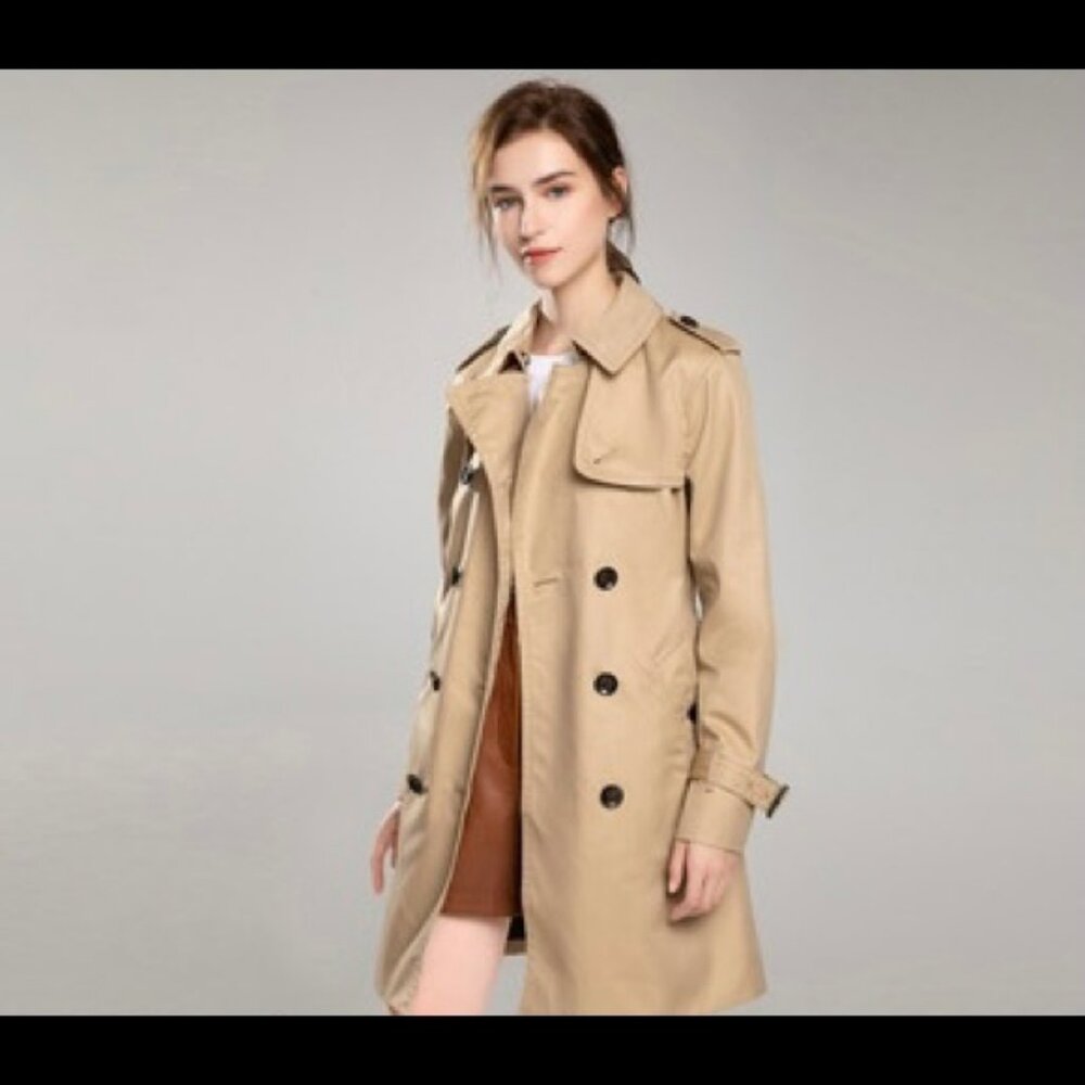 Coach Women Classic Khaki Trench XS